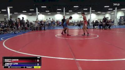 114 lbs Semis & 1st Wrestleback (8 Team) - Scott Cascio, Louisiana vs Jordan Loya, Idaho