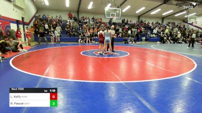 110 lbs Semifinal - Lilly Kelly, Perry Girls Wrestling Club vs Ruby Pascal, Bartlesville High School