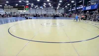 170 lbs Round Of 128 - Gianni Santo, RI vs Nicholas Werbrich, OH