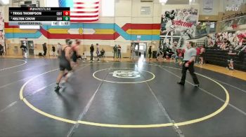175 lbs Quarterfinal - Kelten Crow, Sheridan vs Trigg Thompson, Central
