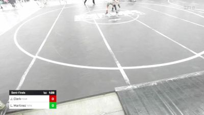 86 lbs Semifinal - Jordin Clark, Fearless WC vs Lucca Martinez, Total Kaos