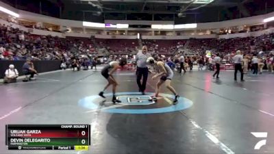 5A 107 lbs Champ. Round 1 - Devin Delegarito, Farmington vs Urijah Garza, Volcano Vista