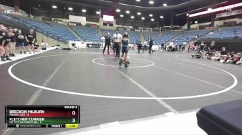 52 lbs Round 2 (10 Team) - Breckon Milburn, Prodigy NDT vs Fletcher Currier, 512 Outlaw Wrestling