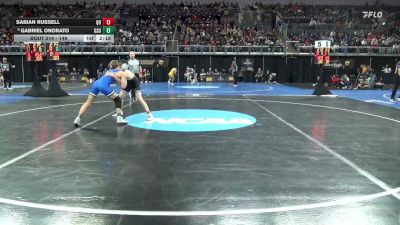 149 lbs Cons. Round 2 - Gabriel Onorato, Glenville St. vs Sabian Russell, Quincy