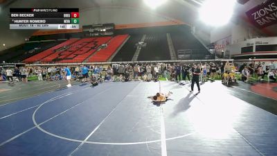 62 lbs Champ. Rd Of 16 - Ben Becker, Oregon vs Hunter Romero, Nevada