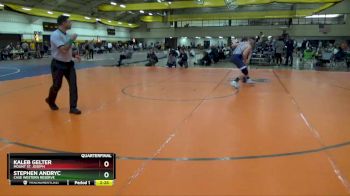 197 lbs Quarterfinal - Kaleb Gelter, Mount St. Joseph vs Stephen Andryc, Case Western Reserve