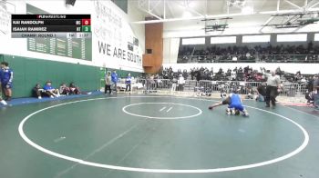 132 lbs Champ. Round 1 - Isaiah Ramirez, North Torrance vs Kai Randolph, Mira Costa