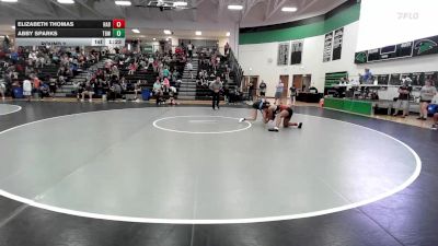 125-130 lbs Round 2 - Abby Sparks, The Best Wrestler vs Elizabeth Thomas, Edwardsville Wrestling Club