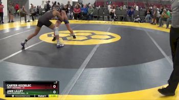 119 lbs 2nd Wrestleback (8 Team) - Carter Kozielec, Heat Lightning vs Jake Lilley, Team Missouri (MO)