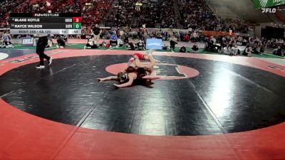 4A 120 lbs Cons. Round 2 - Rayce Wilson, South Fremont vs Blake Koyle, Gooding