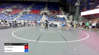 160 lbs Cons 16 #1 - Trae Frederick, Oregon vs Brenton Russell, Indiana