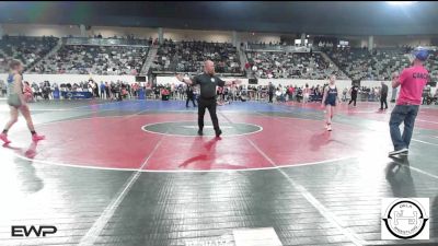 87 lbs Final - Kaygan Walton, El Reno vs Ella Anglin, Noble Takedown Club