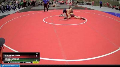 134 lbs Placement (4 Team) - Nolan Baldwin, Milwaukie vs Denny Dean Jr, Caldera