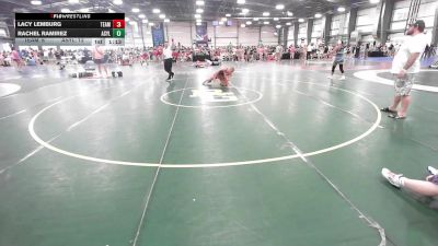 126 lbs Rr Rnd 3 - Lacy Lemburg, Team RJN Black vs Rachel Ramirez, The Asylum Pink