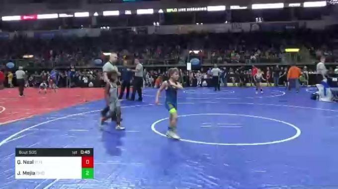 62 lbs Round Of 16 - Quentin Neal, SlyFox Wrestling Academy vs Julien ...