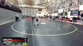 84-95 lbs Round 2 - Lucas Shirley, Ralston Valley vs James Tyson, Regis Jesuit