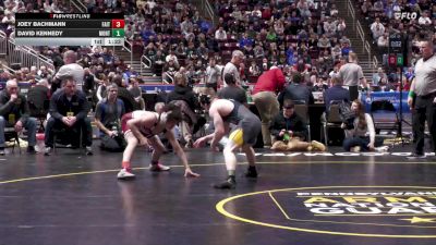 127 lbs Semifinal - Joey Bachmann, Faith Christian vs David Kennedy, Montoursville