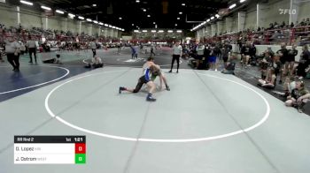 157 lbs Rr Rnd 2 - David Lopez, Vision Quest vs Jake Ostrom, Western Slope Warriors