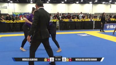 Natalia Dos Santos Biarari vs Monaliza Alan Dias 2025 World IBJJF Jiu-Jitsu No-Gi Championship