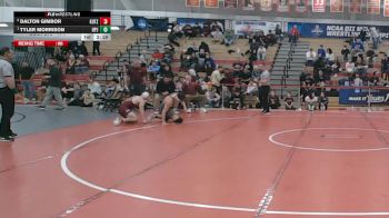 174 lbs 1st Place Match - Tyler Morrison, Pitt-Johnstown vs Dalton Gimbor, Kutztown