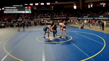 D 1 175 lbs Champ. Round 1 - Preston Gemar, Covington vs Kevin Rousell, Chalmette