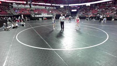 100 lbs Quarters - Dilynn Albrecht, Milton vs Kaitlyn Kroening, Bonduel