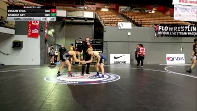 Junior Boys - 126 lbs Cons. Round 4 - Cole Cronan, Turlock High School Wrestling vs Max Wong, Mad Dawg Wrestling Club