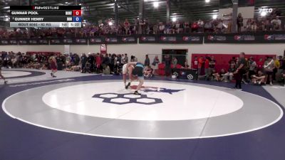 92 kg Champ. Round 2 - Gunnar Pool, Boone RTC vs Gunner Henry, Indiana