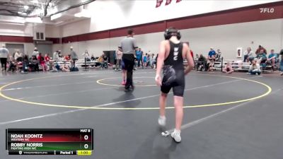 71-76 lbs Quarterfinal - Robby Norris, Fighting Irish WC vs Noah Koontz, Western WC