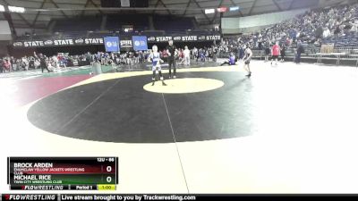 86 lbs Cons. Round 5 - Brock Arden, Enumclaw Yellow Jackets Wrestling Club vs Michael Rice, Twin City Wrestling Club