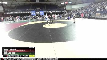 86 lbs Cons. Round 5 - Brock Arden, Enumclaw Yellow Jackets Wrestling Club vs Michael Rice, Twin City Wrestling Club