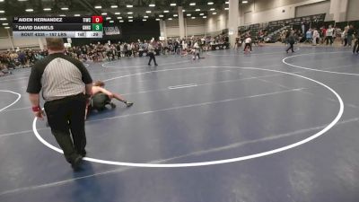 157 lbs 5th Place Match - David Daniels, Granite Hills High School Wrestling vs Aiden Hernandez, Team Idaho Wrestling Club