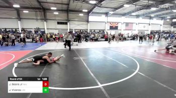 138 lbs Round Of 64 - Joshua Beans Jr, Vail Wr Ac vs Jesus Viveros, Live Training