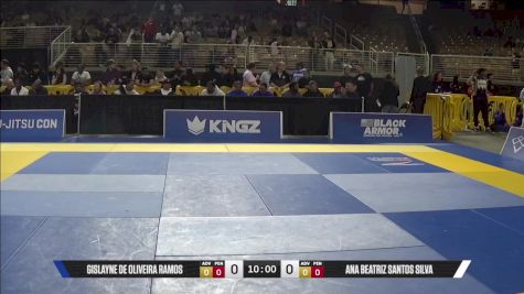 Ana Beatriz Santos Silva vs Gislayne De Oliveira Ramos 2025 Pan Jiu Jitsu IBJJF Championship