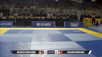 Ana Beatriz Santos Silva vs Gislayne De Oliveira Ramos 2025 Pan Jiu Jitsu IBJJF Championship