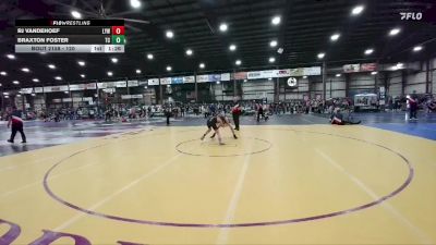 120 lbs Champ. Round 1 - Braxton Foster, Team Champs vs Rj Vandehoef, Lennox Youth Wrestling