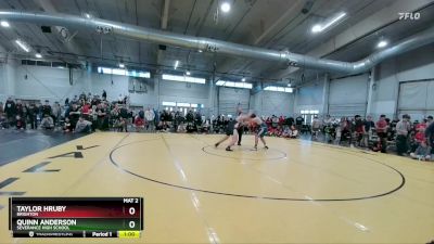 285 lbs Cons. Round 4 - Taylor Hruby, Brighton vs Quinn Anderson, Severance High School