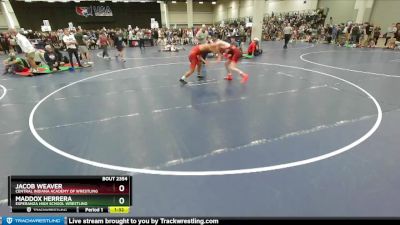 157 lbs Champ. Round 2 - Jacob Weaver, Central Indiana Academy Of Wrestling vs Maddox Herrera, Esperanza High School Wrestling