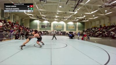 287 lbs Quarterfinal - Noah Larios, Imperial vs Nicolas Quintal, San Ysidro