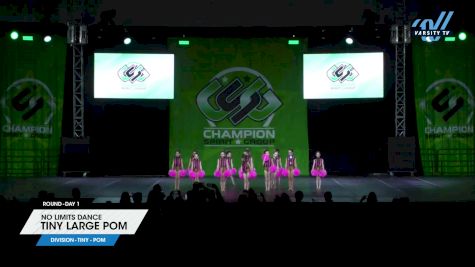 No Limits Dance - Tiny Large Pom [2025 Tiny - Pom Day 1] 2025 CSG Dance Grand Nationals