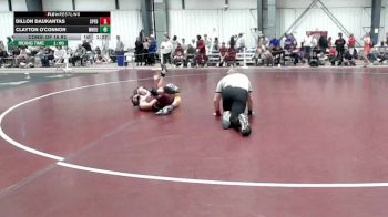 125 lbs Consi Of 16 #2 - Dillon Daukantas, Springfield vs Clayton O'Connor, Western New England