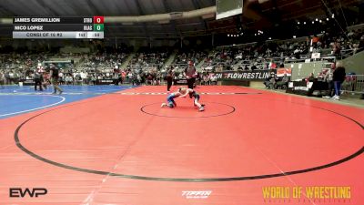 55 lbs Consi Of 16 #2 - James Gremillion, Stronghold Wrestling Club vs Nico Lopez, Black Fox Academy