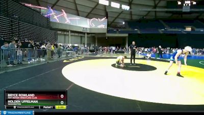 150 lbs Quarterfinal - Bryce Rowland, Mat Demon Wrestling Club vs Holden Uffelman, Washington