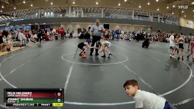 56 lbs Round 1 - Johnny Shubiak, Buxton vs Felix Melendez, Junior Terps Xpress