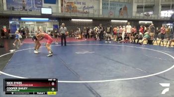 126 lbs Champ. Round 2 - Nick Sykes, Stronghold Wrestling Club vs Cooper Bailey, Homewood HS