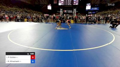 140 lbs Cons 32 #2 - Isabella Prem-Golden, NJ vs Rejan Alhashash, OH