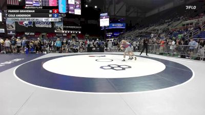 132 lbs Cons. Sub-rd Of 64 - Parker Graveman, SD vs Cole Anderson, WY