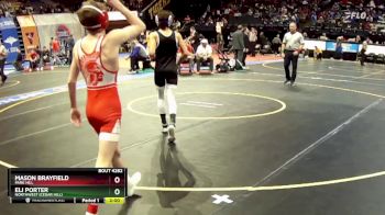 106 Class 4 lbs Semifinal - Eli Porter, Northwest (Cedar Hill) vs Mason Brayfield, Park Hill