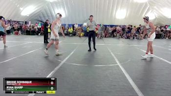 150 lbs Round 1 (8 Team) - Brodie Dominique, Team Shutt vs Ryan Sharp, Lake WC