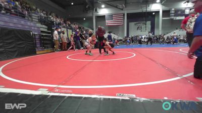 52-55 lbs Quarterfinal - Rodney Bencoma, Warhorse Wrestling Club vs Bradley Shadwick, Berryhill Wrestling Club